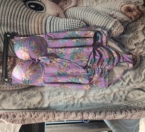 Torrid Purple Floral Bikini Set